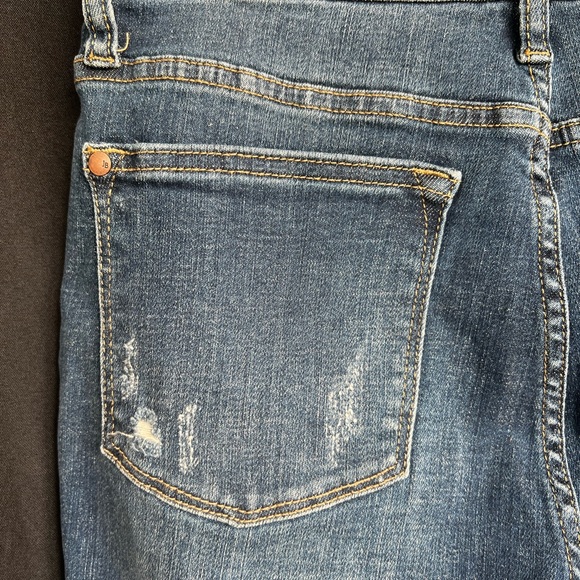 🆕 👖 NWT Judy Blue Distressed Capri Fit Jeans | Size 5/27 - Picture 8 of 13